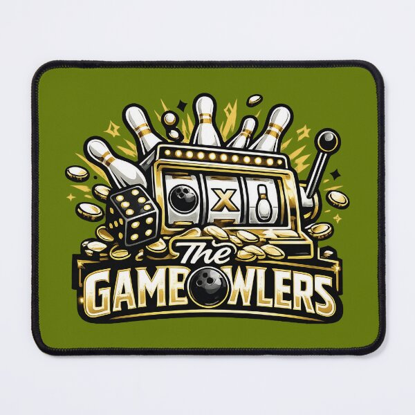 Item preview, The GamBowlers Bowling Team Logo – Casino Gambling & Bowling Design designed and sold by SandpiperDesign.