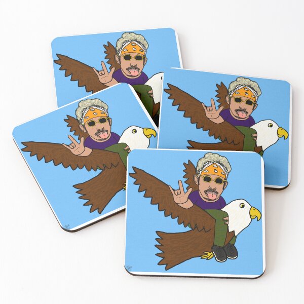 Item preview, CAWW CAWW!, Erik on a Eagle - O-town - sticker artwork designed and sold by Burn720designs.