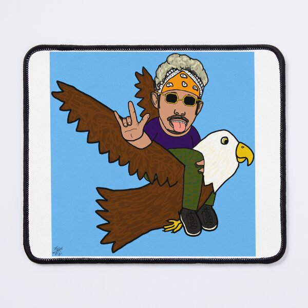 Item preview, CAWW CAWW!, Erik on a Eagle - O-town - sticker artwork designed and sold by Burn720designs.