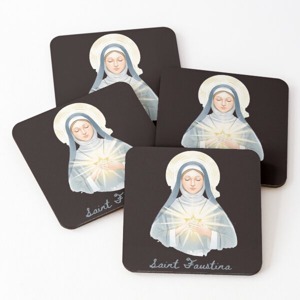 Item preview, Saint Faustina designed and sold by TwoMagpiesShop.