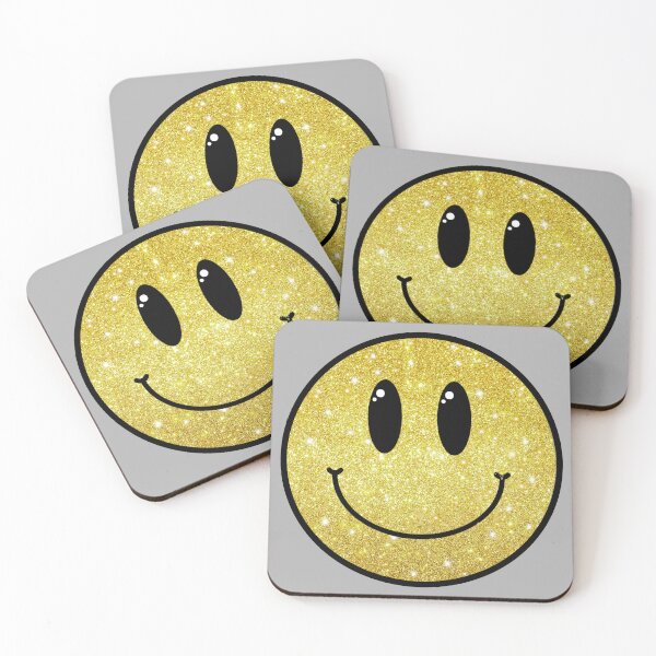 Item preview, Good Vibes Glittering Smiley Face designed and sold by ARyderDesigns.