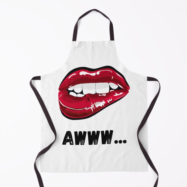 Item preview, Awww Red Lips Cute Flirty Pop Art Design designed and sold by JustFunnyStuff.