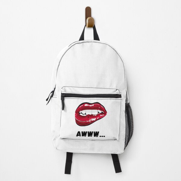 Item preview, Awww Red Lips Cute Flirty Pop Art Design designed and sold by JustFunnyStuff.
