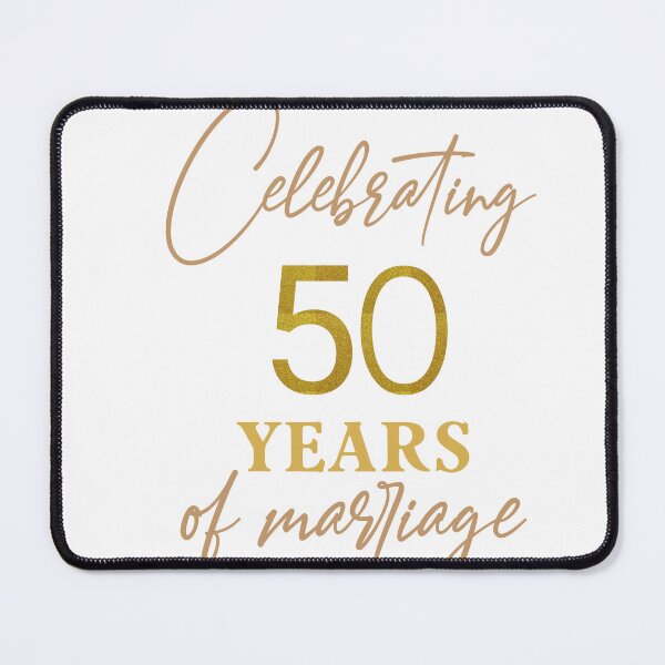 Item preview, Celebrating 50 Years of Marriage – Golden Anniversary Design designed and sold by Raygunes.