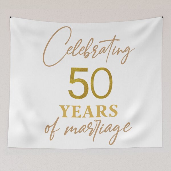 Item preview, Celebrating 50 Years of Marriage – Golden Anniversary Design designed and sold by Raygunes.