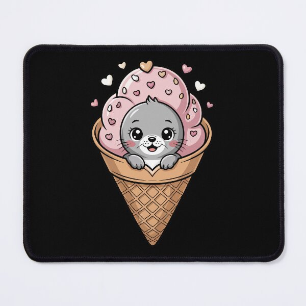 Item preview, Seal Pup in Ice Cream designed and sold by jkrphoto.