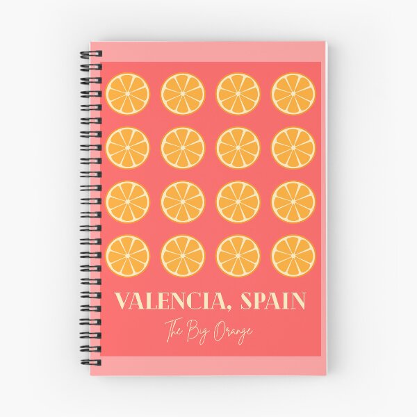 Item preview, Valencia Spain The Big Orange Poster designed and sold by honeyrosepaints.