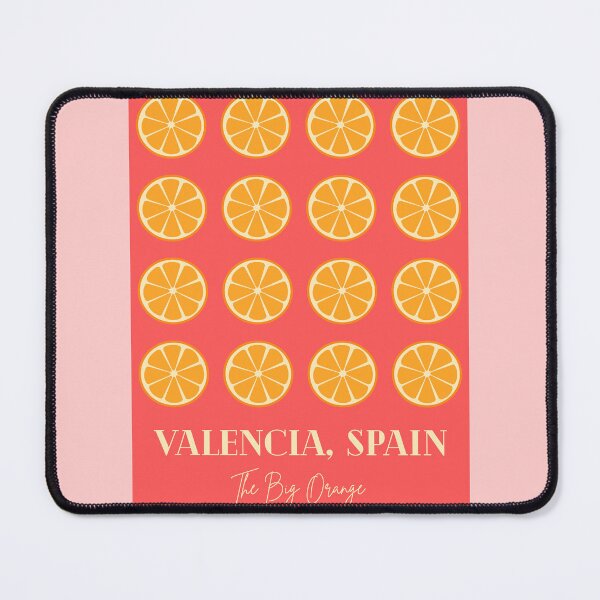 Item preview, Valencia Spain The Big Orange Poster designed and sold by honeyrosepaints.