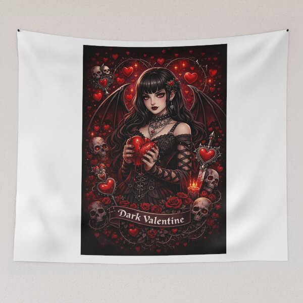 Item preview, ? Dark Valentine – Gothic Love Art? designed and sold by goodartpro7com.