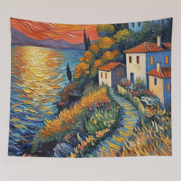 Item preview, Coastal village designed and sold by sid1802.