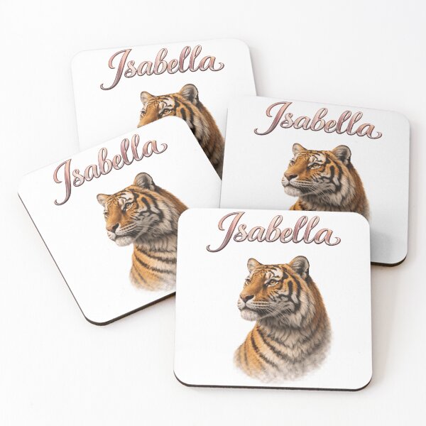 Item preview, Isabella Tiger Zodiac — Courage, Power and Confidence of the Chinese Tiger designed and sold by AlexLineArt.