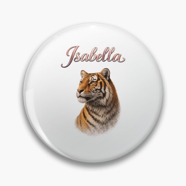 Item preview, Isabella Tiger Zodiac — Courage, Power and Confidence of the Chinese Tiger designed and sold by AlexLineArt.