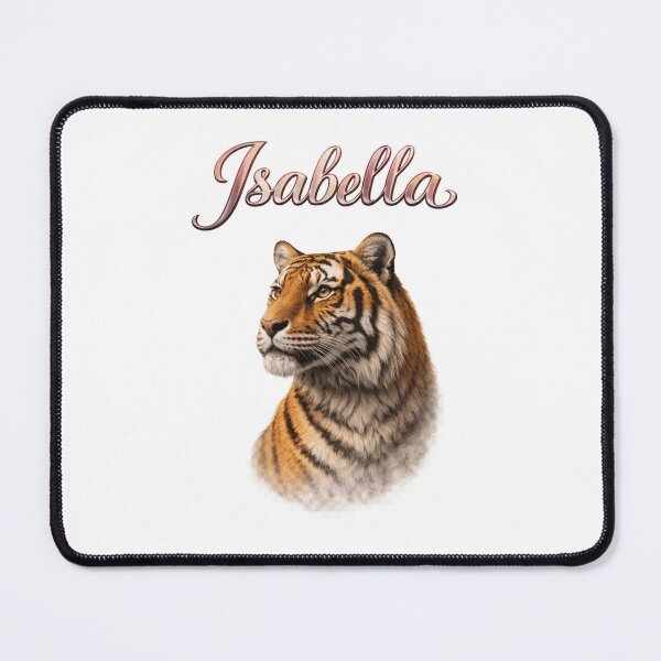 Item preview, Isabella Tiger Zodiac — Courage, Power and Confidence of the Chinese Tiger designed and sold by AlexLineArt.
