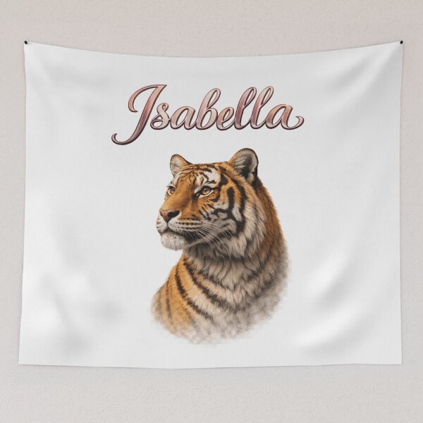 Item preview, Isabella Tiger Zodiac — Courage, Power and Confidence of the Chinese Tiger designed and sold by AlexLineArt.