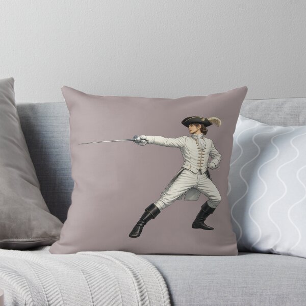 Item preview, Vintage-Style Classical Fencer with Rapier designed and sold by ChillCharmStudio.