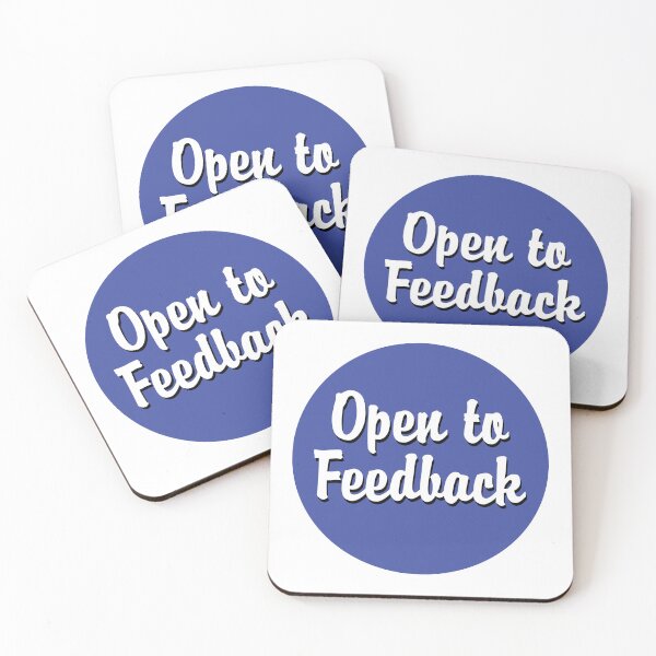 Item preview, open to feedback sticker designed and sold by PIXEL POP DESIGNS - Beyond the Norm!.