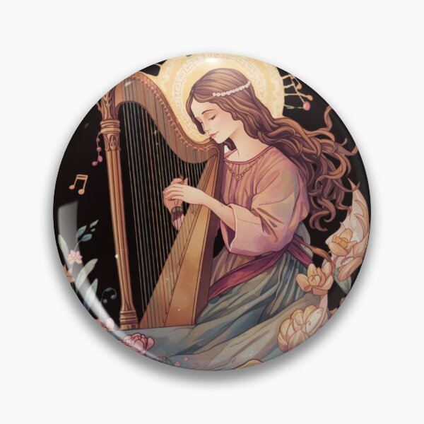 Item preview, Saint Cecilia designed and sold by TwoMagpiesShop.