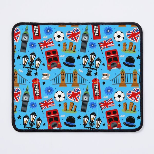 Item preview, London Print Blue designed and sold by ClanRaeDesign.