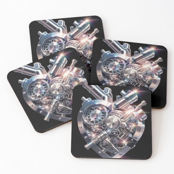 Item preview, Prismatic Piston Heart designed and sold by Retro Type.