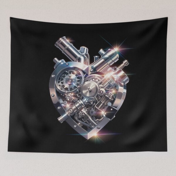 Item preview, Prismatic Piston Heart designed and sold by Retro Type.