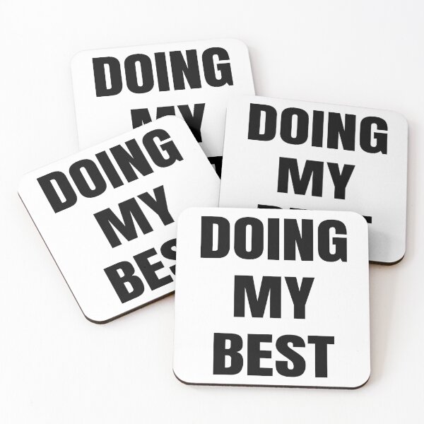 Item preview, Doing My Best – Minimal Typography Quote designed and sold by KavernWorks.