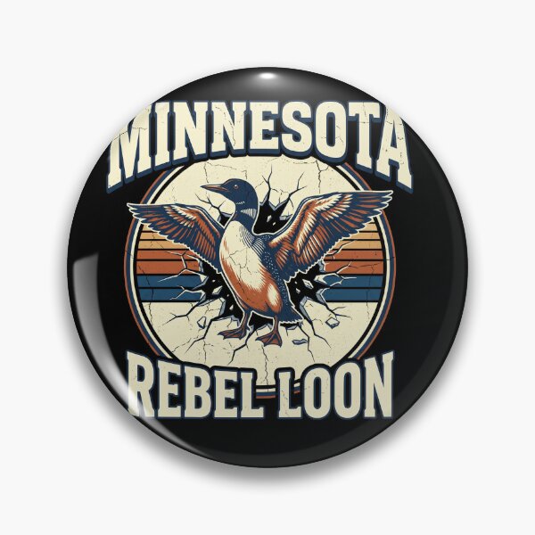 Item preview, Rebel Loon Minnesota State Bird Distressed Aesthetic designed and sold by The Grumpy Pet Club.