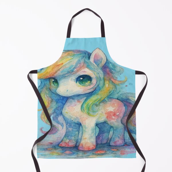 Item preview, Watercolor Prism Chibi Horse designed and sold by Ecosetereos.