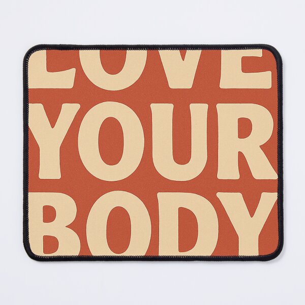 Item preview, Body positive quote 'Love Your Body' designed and sold by Lyvion design.