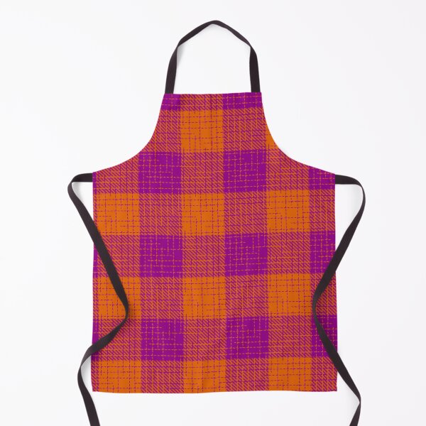 Item preview, Orange and Purple Crosshatch Plaid Gingham Design  designed and sold by PatternTitan.