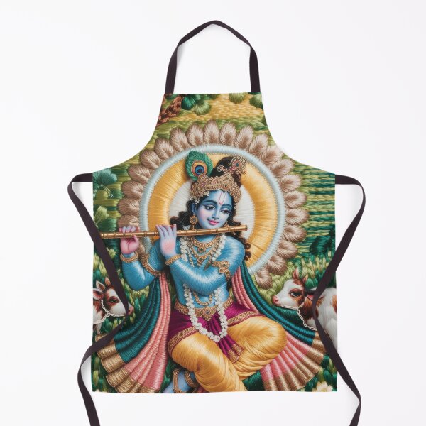 Item preview, Gopala Krishna with Cows Flute Art designed and sold by ApproachingZion.