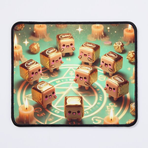 Item preview, Candycore Kawaii Sweets Ritual | Pastel Neon Magic Circle (3D Art) designed and sold by ComedyInkFactor.