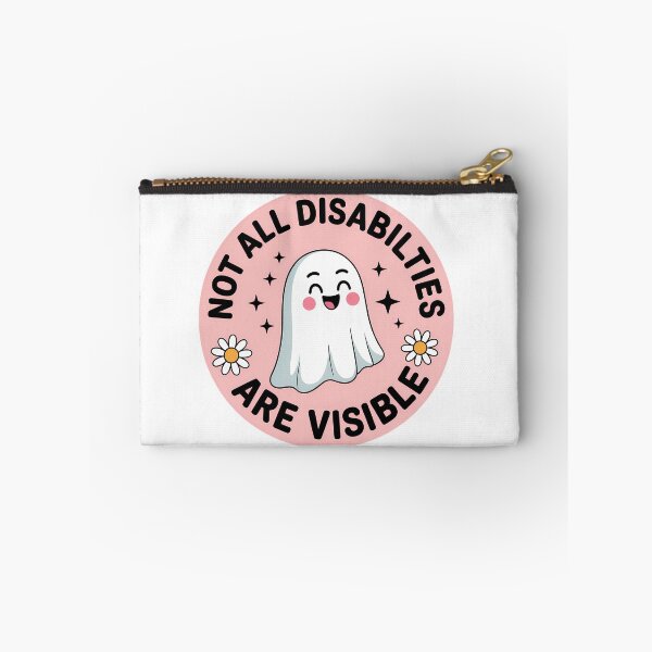 Item preview, Cute Ghost – “Not All Disabilities Are Visible” Awareness Design designed and sold by thecharmingghoul.