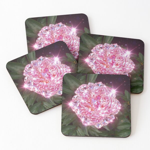 Item preview, Dimond pink rose designed and sold by artsmeow.