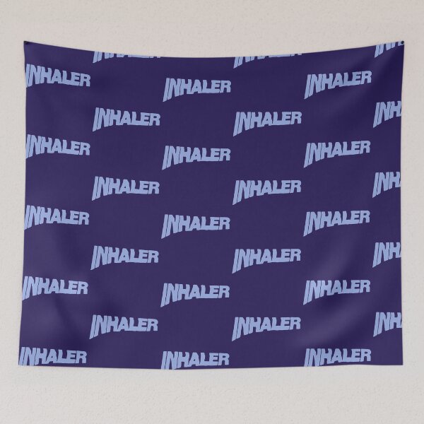 Item preview, Inhaler Band Logo Light Blue designed and sold by angiegarippa.