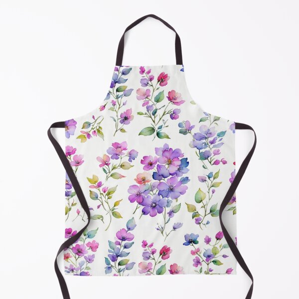 Item preview, Watercolor pink and purple wildflowers designed and sold by hollycooper.