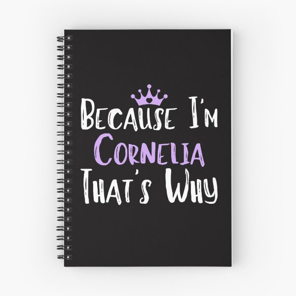 Item preview, Because I'm Cornelia That's Why Funny Women's Gift designed and sold by WeirdlyRare.