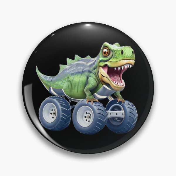 Item preview, Funny Monster truck with t-Rex dinosaur body, for kids  designed and sold by hollycooper.