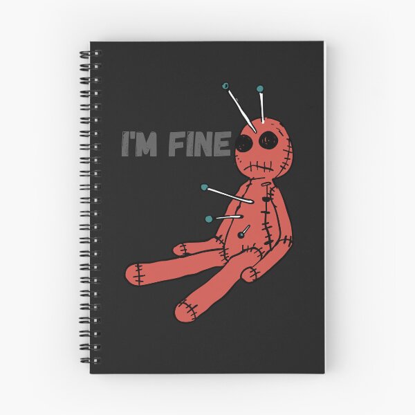 Item preview, Funny Voodoo Doll - I'm Fine Sarcastic Humor designed and sold by Pukisdaizi.
