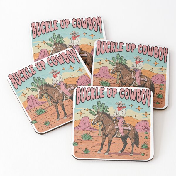 Item preview, Vintage Buckle Up Cowboy Desert Scene designed and sold by TeeARTHY.