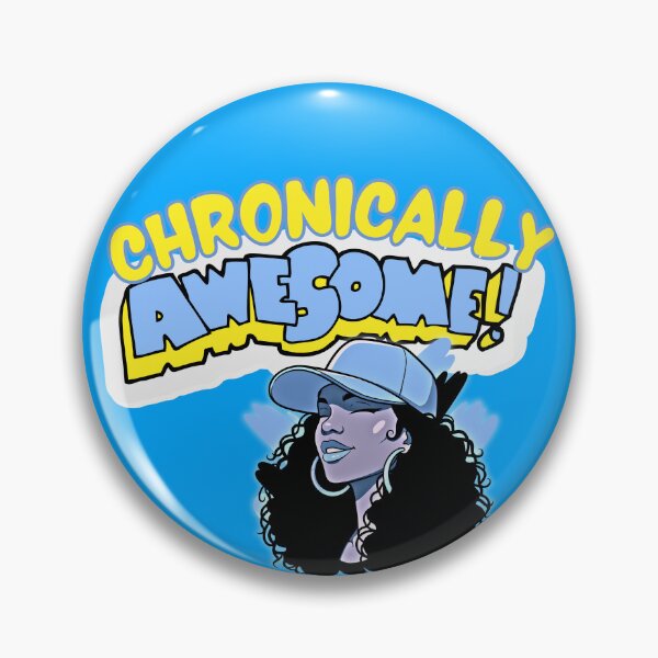 Item preview, Chronic Illness Chronically Awesome! Blue designed and sold by pulse_retail.