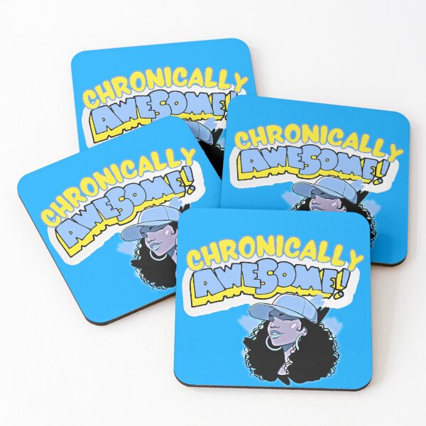 Item preview, Chronic Illness Chronically Awesome! Blue designed and sold by pulse_retail.