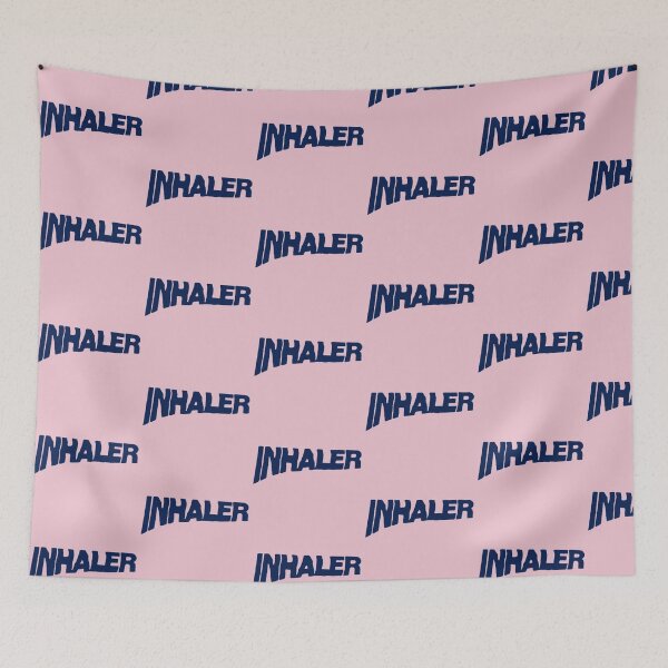 Item preview, Inhaler Band Logo Dark Blue designed and sold by angiegarippa.
