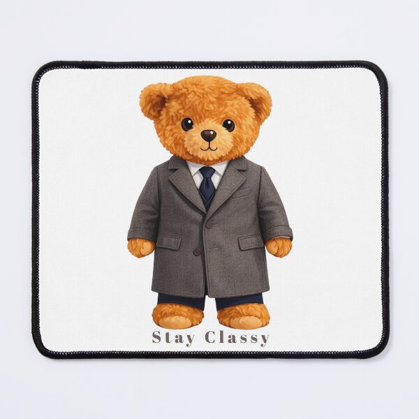 Item preview, Elegant Teddy Bear in Grey Wool Coat - Vintage Gentleman Style designed and sold by CuteBear87.