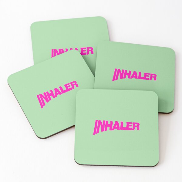 Item preview, Inhaler Band Logo Hot Pink designed and sold by angiegarippa.