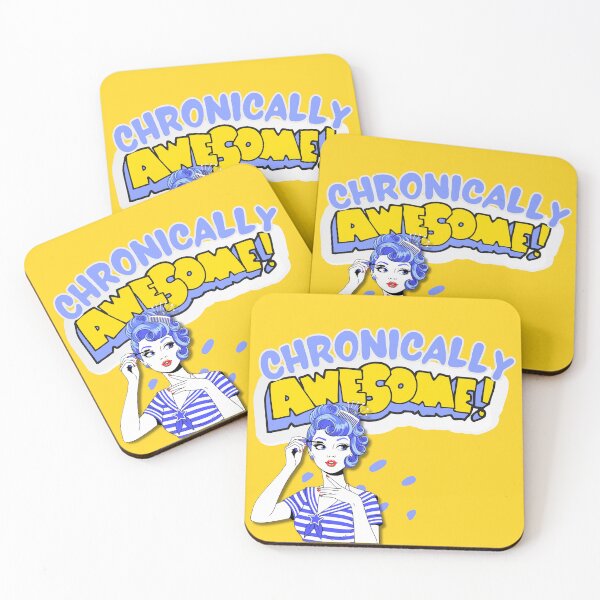 Item preview, Chronically Awesome! Yellow designed and sold by pulse_retail.