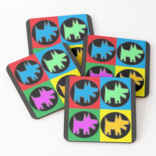 Item preview, Pop Dogs Colours 12345678 designed and sold by LowEndGraphics.
