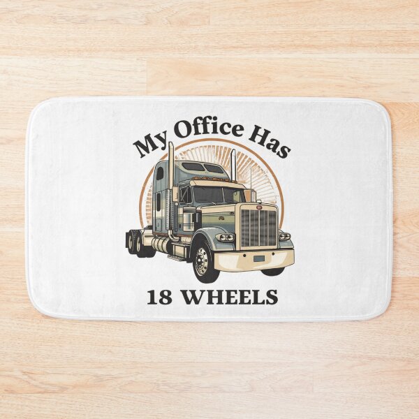 Item preview, My Office Has 18 Wheels Funny Gifts For Truck Drivers And Humor Lovers designed and sold by PaulaArtworks.