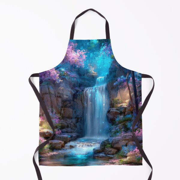 Item preview, Enchanting Waterfall in Blooming Forest designed and sold by MargaretWiktor.
