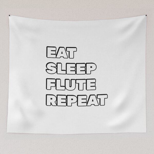 Item preview, Eat Sleep Flute Repeat    designed and sold by Inspirationmotivation.