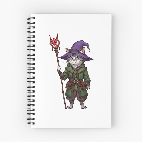 Item preview, Magical Cat Wizard in Purple Robes and Hat designed and sold by TeeARTHY.